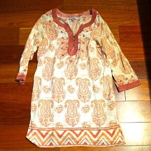 World Market Lightweight Cotton Tunic